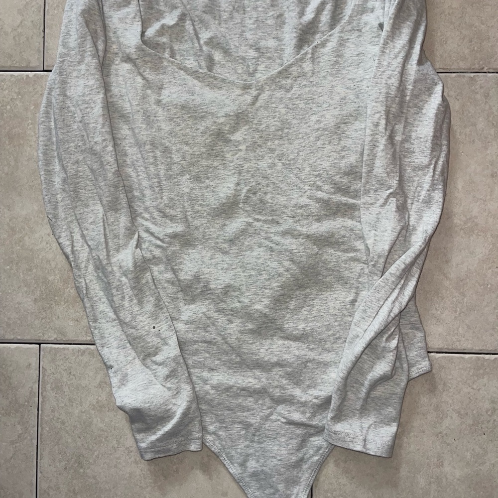 Abercrombie & Fitch Heather Gray Top
